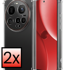 NoXx NoXx Xiaomi 15 Ultra Hoesje Shockproof - Transparant - 2 PACK