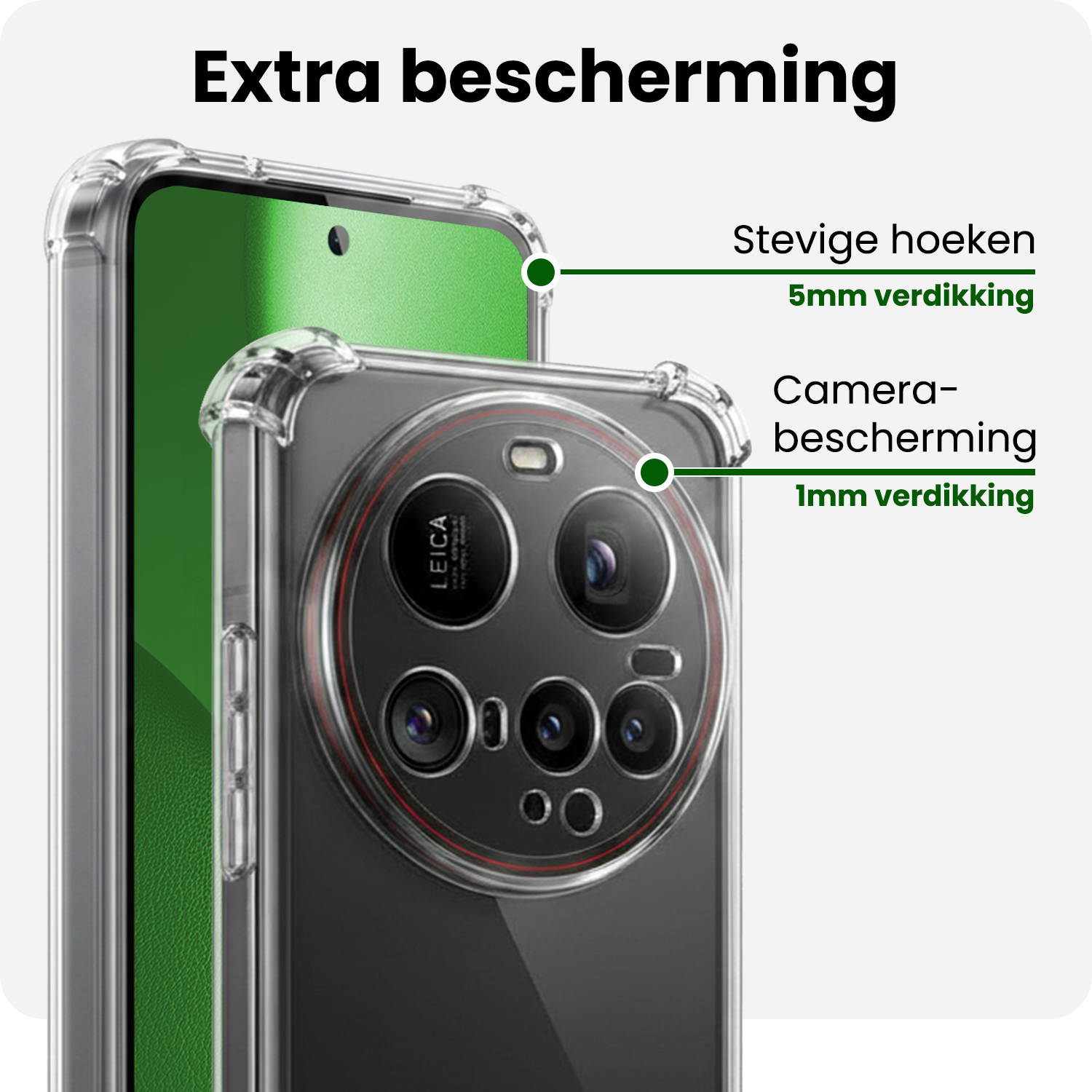 BASEY. BASEY. Xiaomi 15 Ultra Hoesje Shockproof - Transparant - 2 PACK