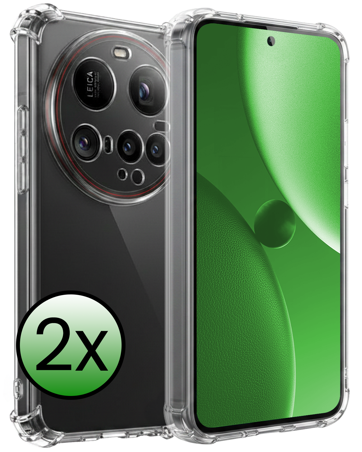 BASEY. BASEY. Xiaomi 15 Ultra Hoesje Shockproof - Transparant - 2 PACK
