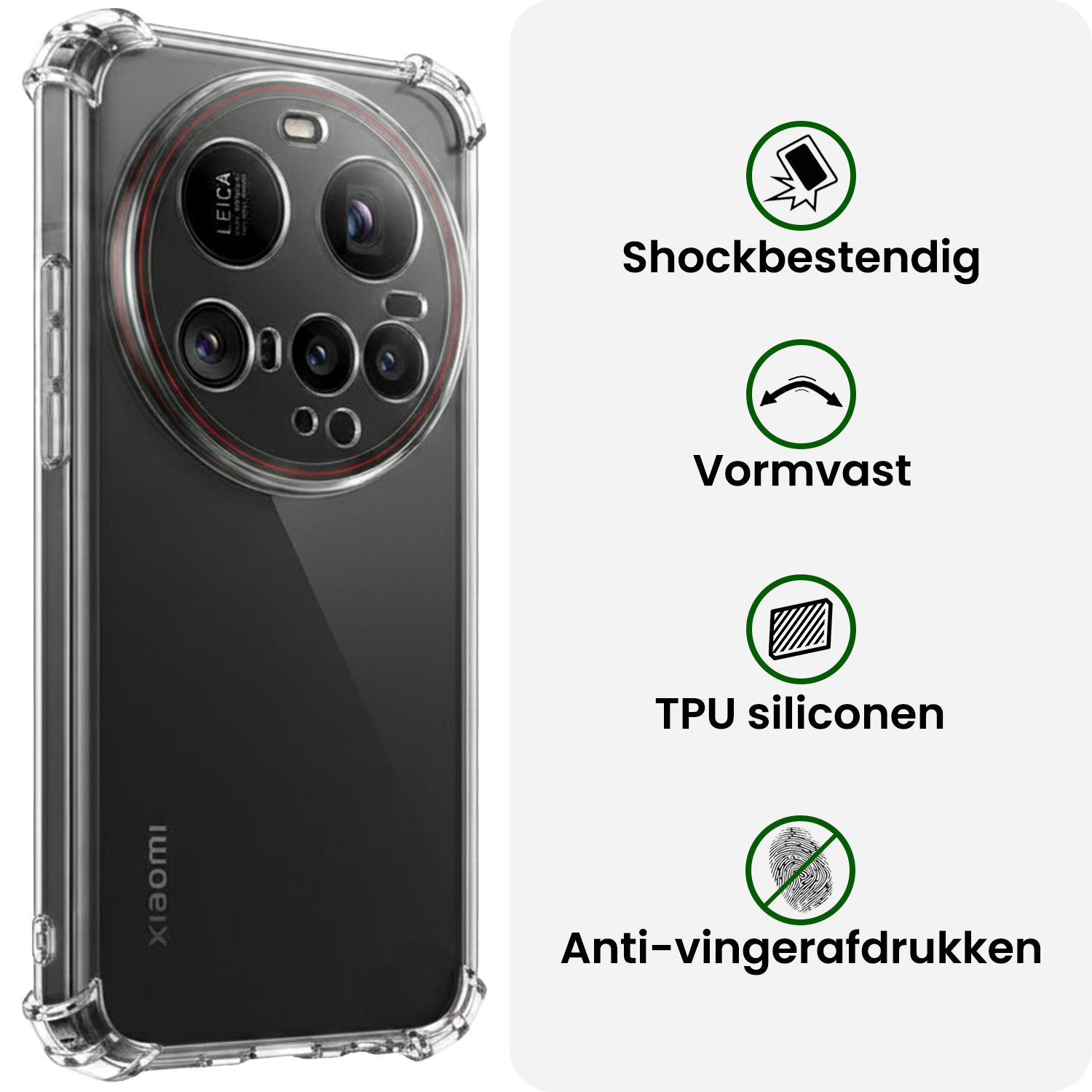 BASEY. BASEY. Xiaomi 15 Ultra Hoesje Shockproof Met Screenprotector