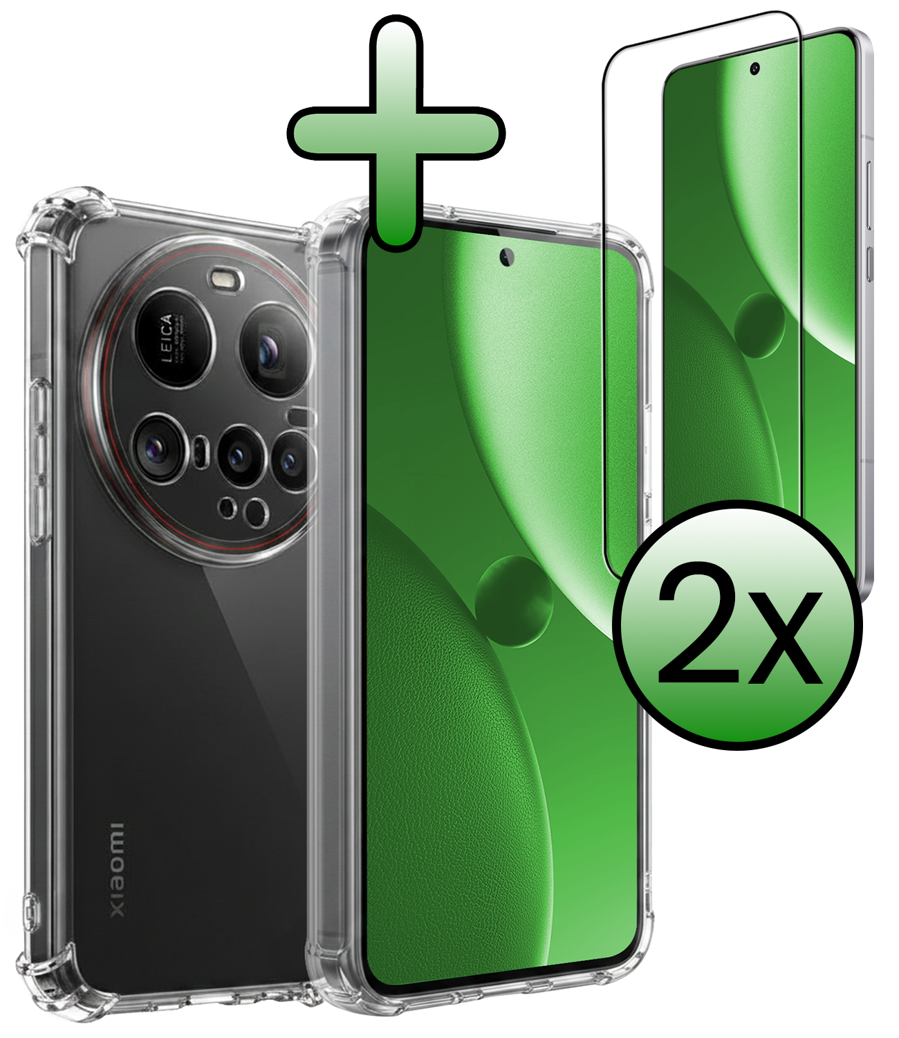 BASEY. BASEY. Xiaomi 15 Ultra Hoesje Shockproof Met 2x Screenprotector