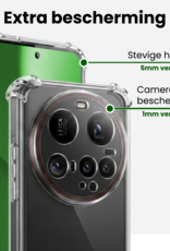 BASEY. BASEY. Xiaomi 15 Ultra Hoesje Shockproof Met 2x Screenprotector