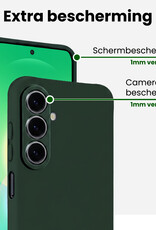 BASEY. BASEY. Samsung Galaxy A27 Hoesje Siliconen - Donkergroen