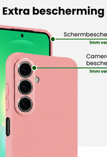 BASEY. BASEY. Samsung Galaxy A27 Hoesje Siliconen - Lichtroze