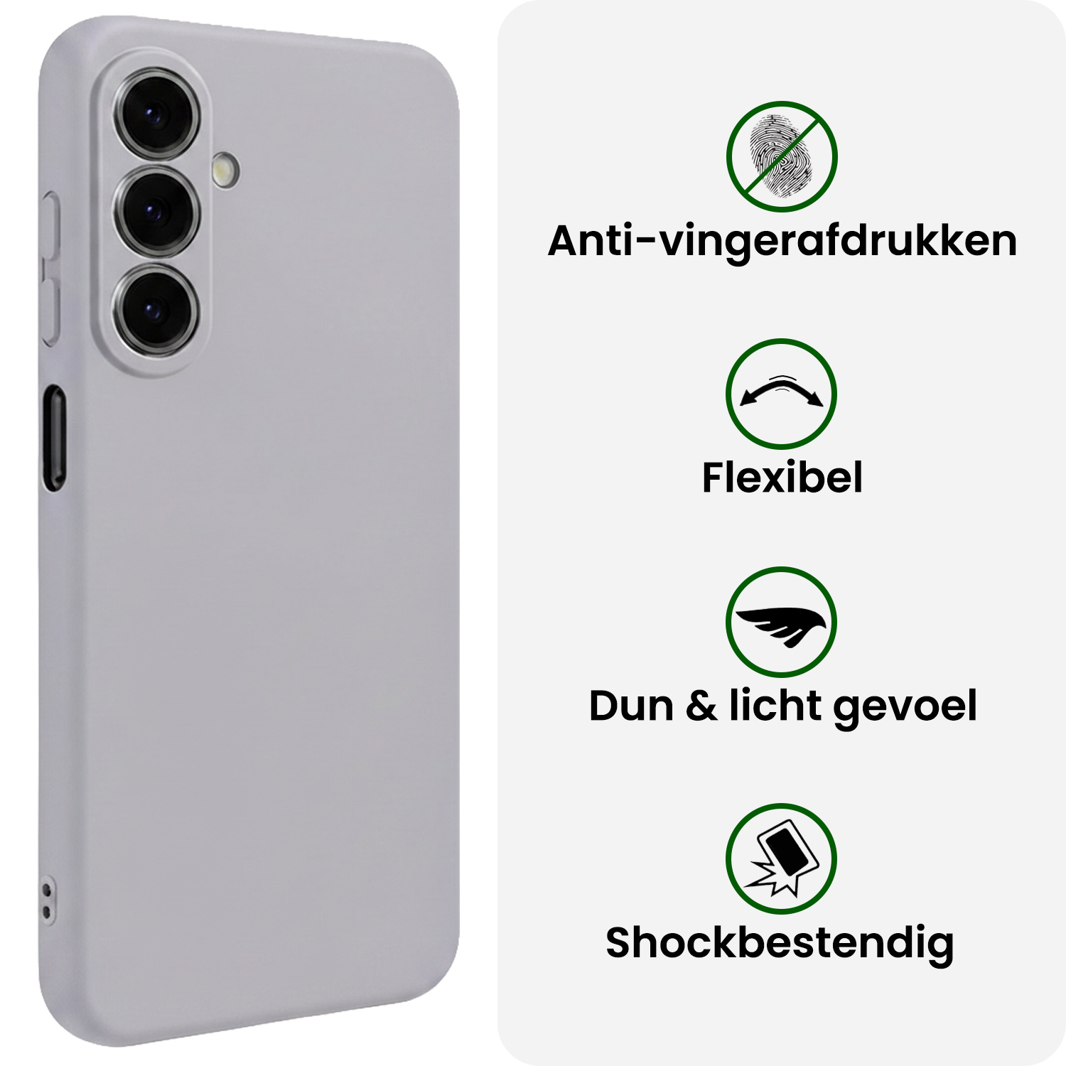 BASEY. BASEY. Samsung Galaxy A27 Hoesje Siliconen - Lila