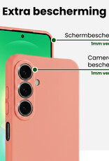 BASEY. BASEY. Samsung Galaxy A27 Hoesje Siliconen - Perzik