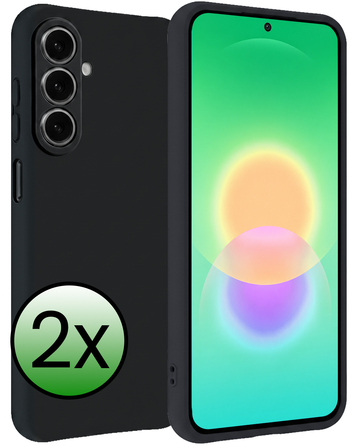BASEY. BASEY. Samsung Galaxy A27 Hoesje Siliconen - Donkerblauw - 2 PACK