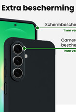 BASEY. BASEY. Samsung Galaxy A27 Hoesje Siliconen - Donkerblauw - 2 PACK