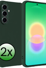 BASEY. BASEY. Samsung Galaxy A27 Hoesje Siliconen - Donkergroen - 2 PACK