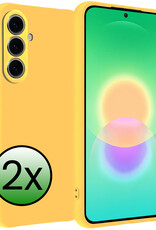 BASEY. BASEY. Samsung Galaxy A27 Hoesje Siliconen - Geel - 2 PACK