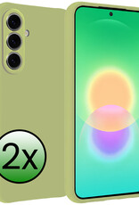 BASEY. BASEY. Samsung Galaxy A27 Hoesje Siliconen - Groen - 2 PACK