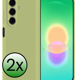 BASEY. BASEY. Samsung Galaxy A27 Hoesje Siliconen - Groen - 2 PACK
