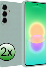 BASEY. BASEY. Samsung Galaxy A27 Hoesje Siliconen - Lichtblauw - 2 PACK