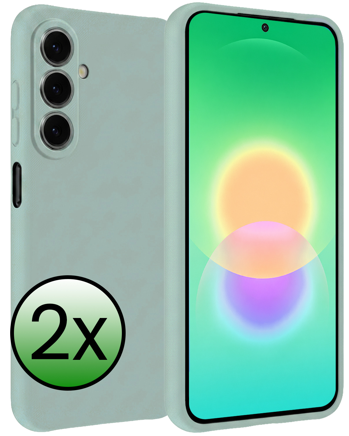 BASEY. BASEY. Samsung Galaxy A27 Hoesje Siliconen - Lichtblauw - 2 PACK