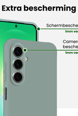 BASEY. BASEY. Samsung Galaxy A27 Hoesje Siliconen - Lichtblauw - 2 PACK