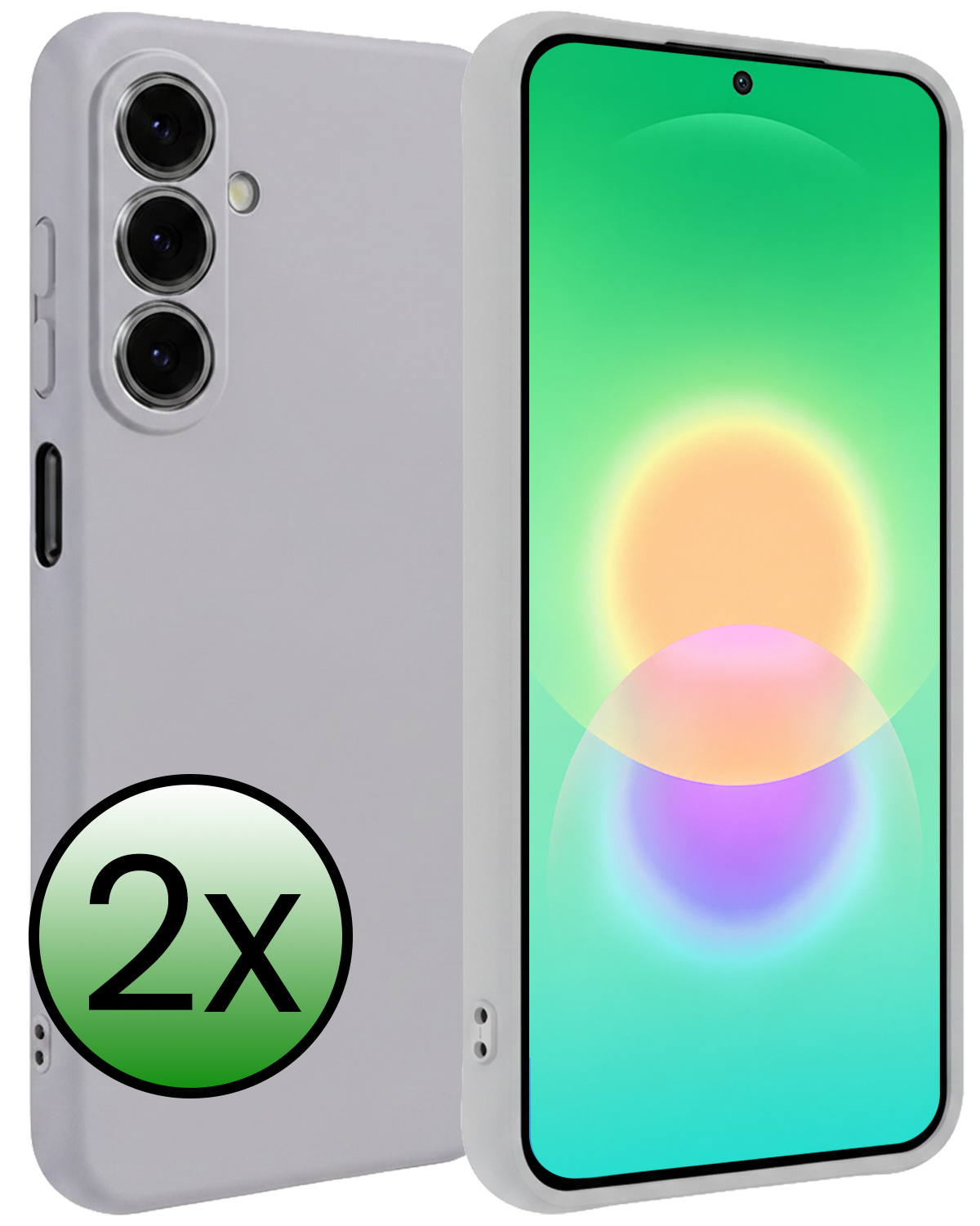 BASEY. BASEY. Samsung Galaxy A27 Hoesje Siliconen - Lila - 2 PACK