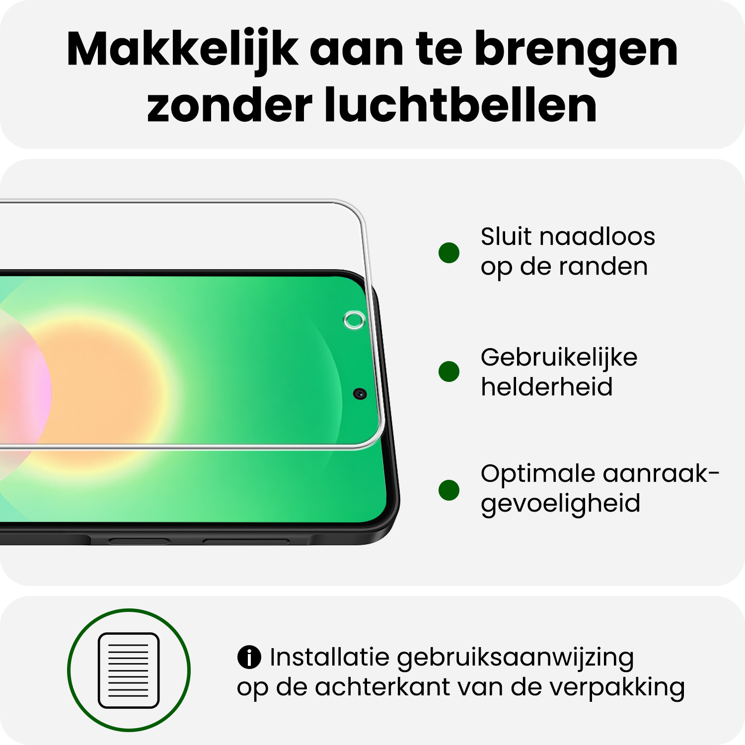 BASEY. BASEY. Samsung Galaxy A27 Hoesje Siliconen Met Screenprotector - Perzik