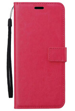 BASEY. BASEY. Samsung Galaxy A27 Hoesje Bookcase - Donkerroze