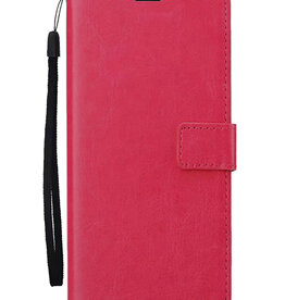 BASEY. BASEY. Samsung Galaxy A27 Hoesje Bookcase - Donkerroze