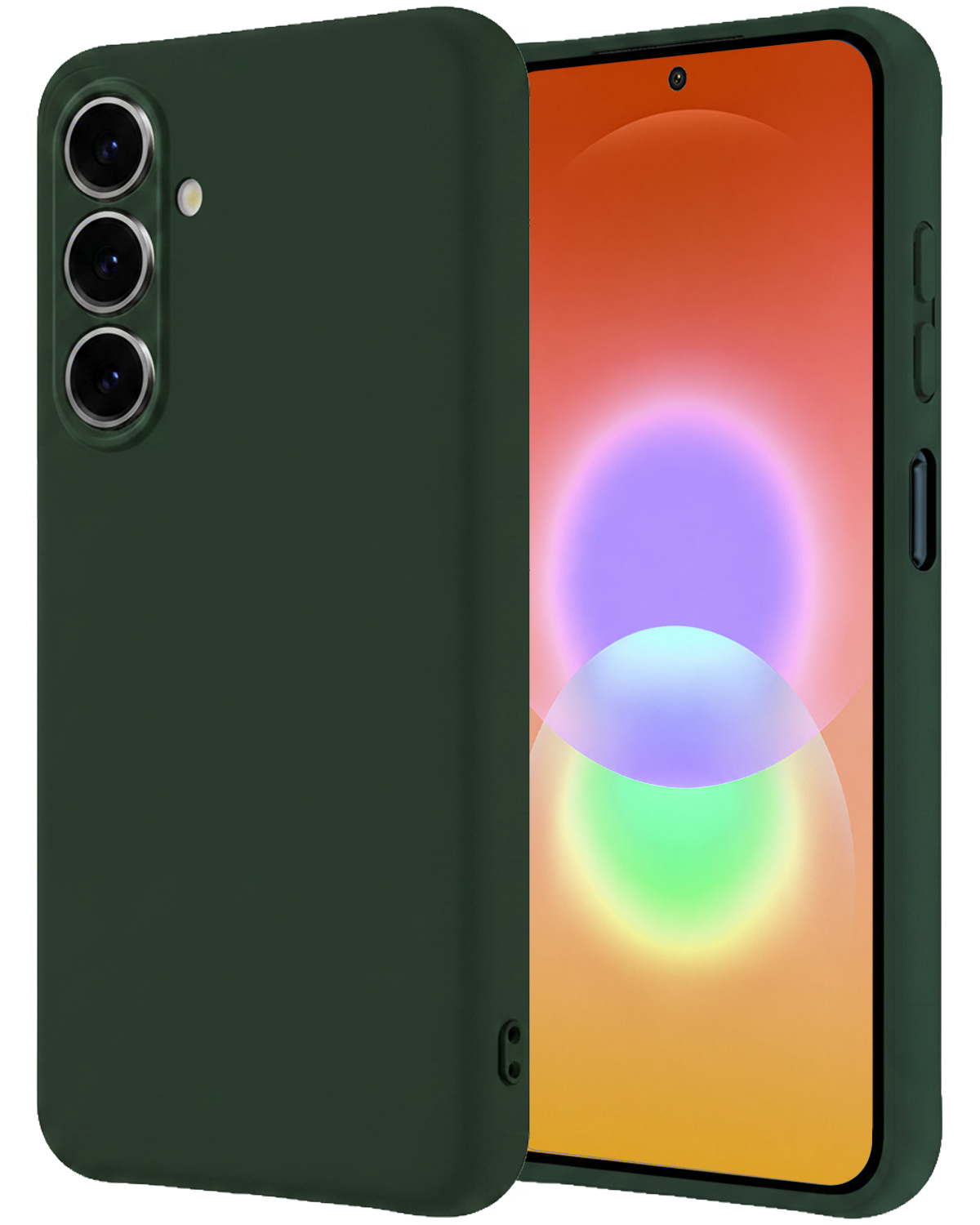 NoXx NoXx Samsung Galaxy A27 Hoesje Siliconen - Donkergroen