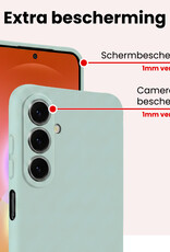 NoXx NoXx Samsung Galaxy A27 Hoesje Siliconen - Lichtblauw