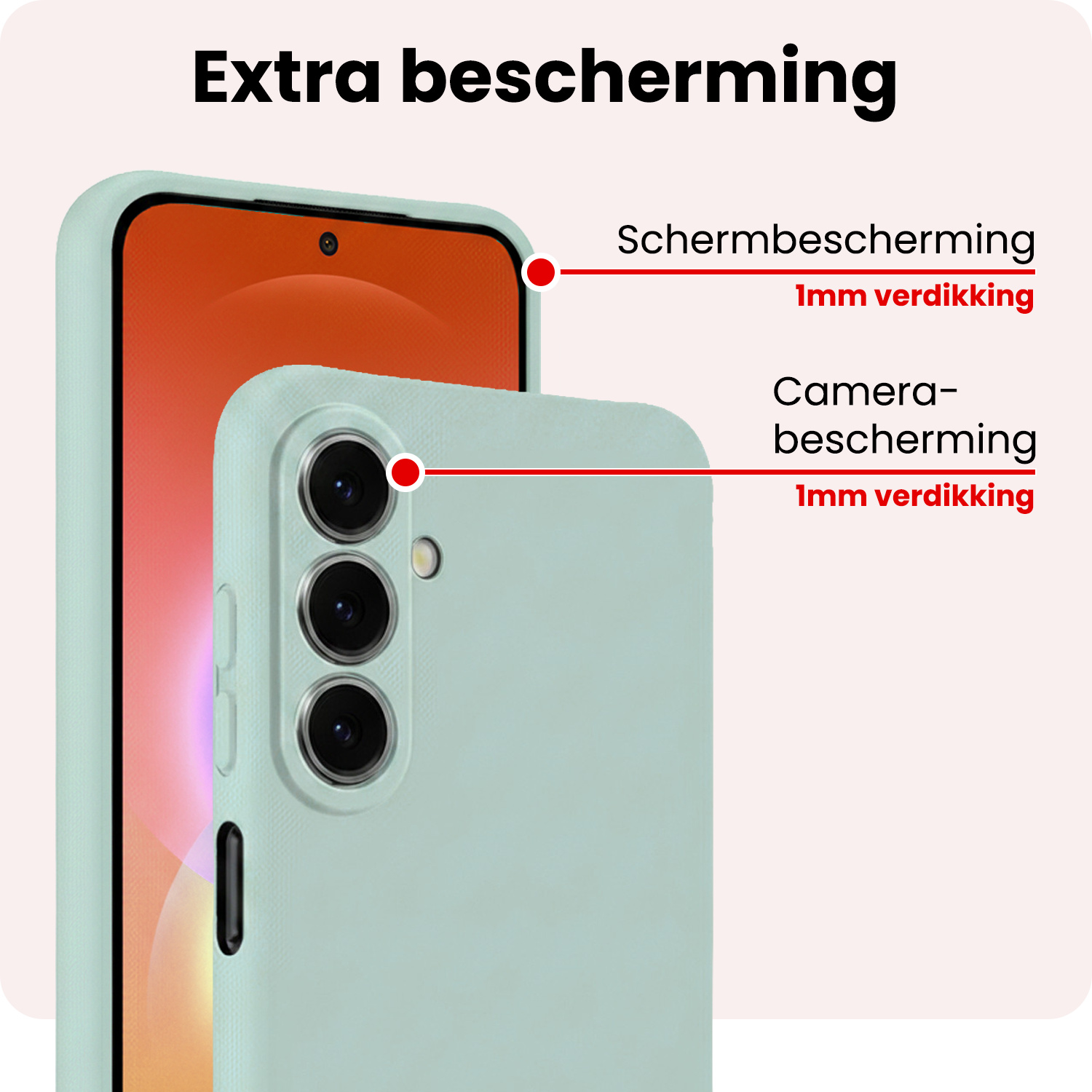 NoXx NoXx Samsung Galaxy A27 Hoesje Siliconen - Lichtblauw
