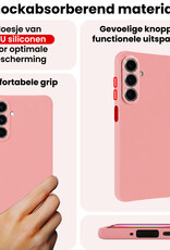 NoXx NoXx Samsung Galaxy A27 Hoesje Siliconen - Lichtroze