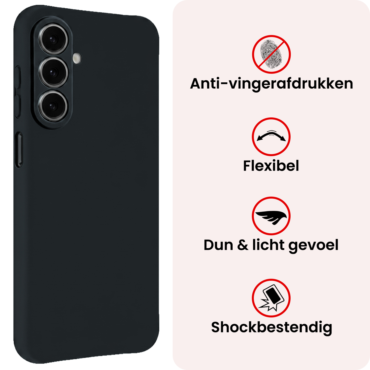 NoXx NoXx Samsung Galaxy A27 Hoesje Siliconen - Donkerblauw - 2 PACK