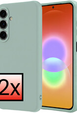 NoXx NoXx Samsung Galaxy A27 Hoesje Siliconen - Lichtblauw - 2 PACK