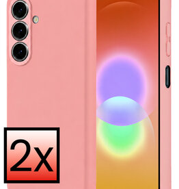 NoXx NoXx Samsung Galaxy A27 Hoesje Siliconen - Lichtroze - 2 PACK