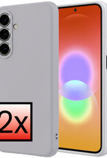 NoXx NoXx Samsung Galaxy A27 Hoesje Siliconen - Lila - 2 PACK