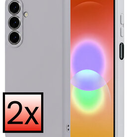 NoXx NoXx Samsung Galaxy A27 Hoesje Siliconen - Lila - 2 PACK