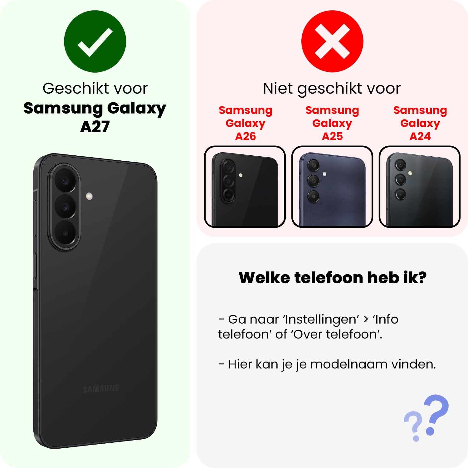 NoXx NoXx Samsung Galaxy A27 Hoesje Siliconen - Perzik - 2 PACK