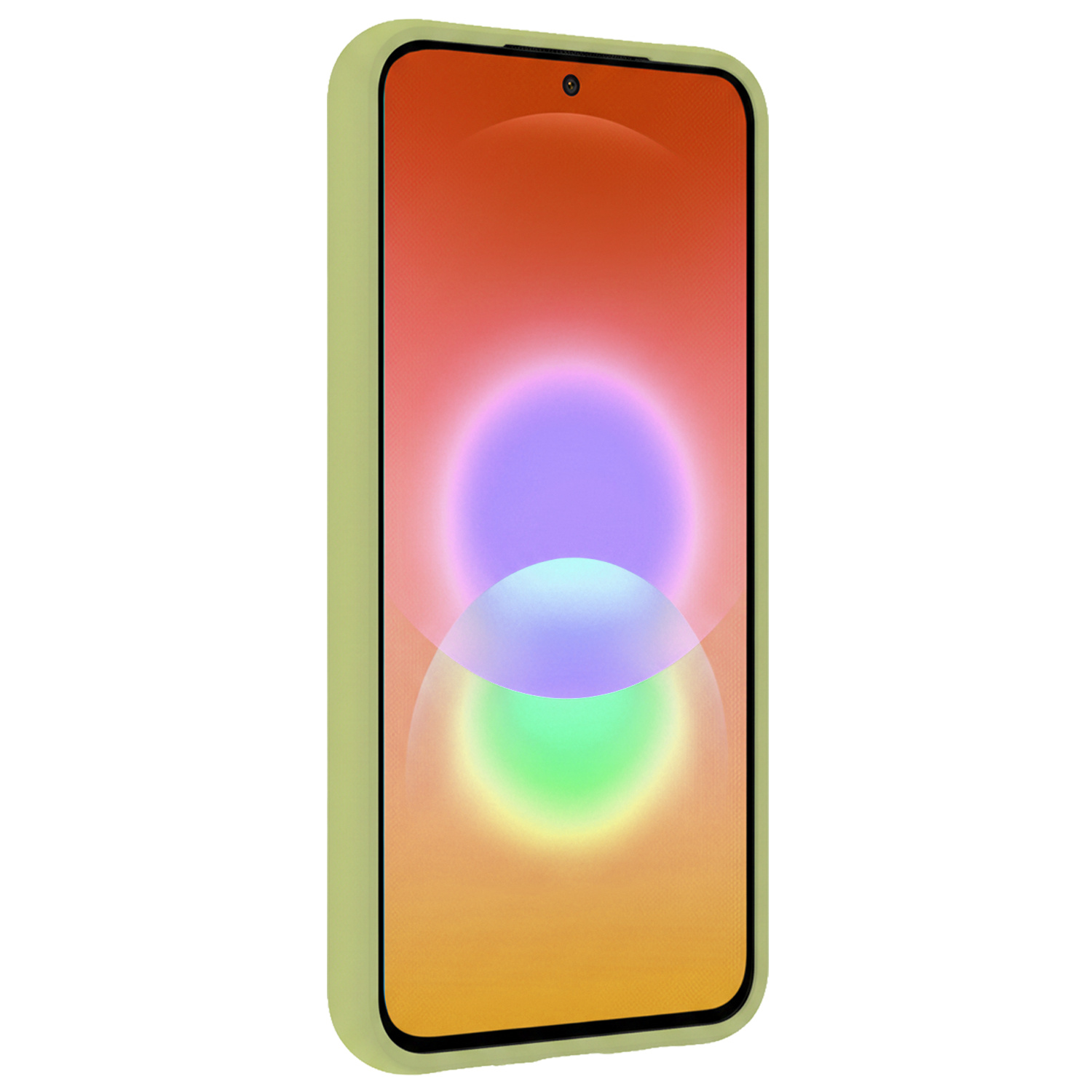 NoXx NoXx Samsung Galaxy A27 Hoesje Siliconen Met Screenprotector - Groen