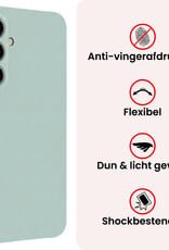 NoXx NoXx Samsung Galaxy A27 Hoesje Siliconen Met Screenprotector - Lichtblauw