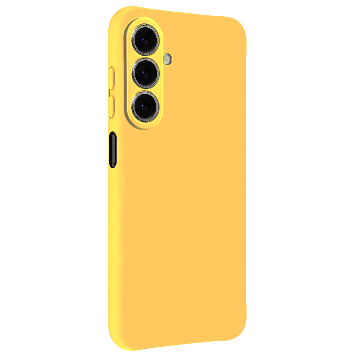 NoXx NoXx Samsung Galaxy A27 Hoesje Siliconen Met 2x Screenprotector - Geel