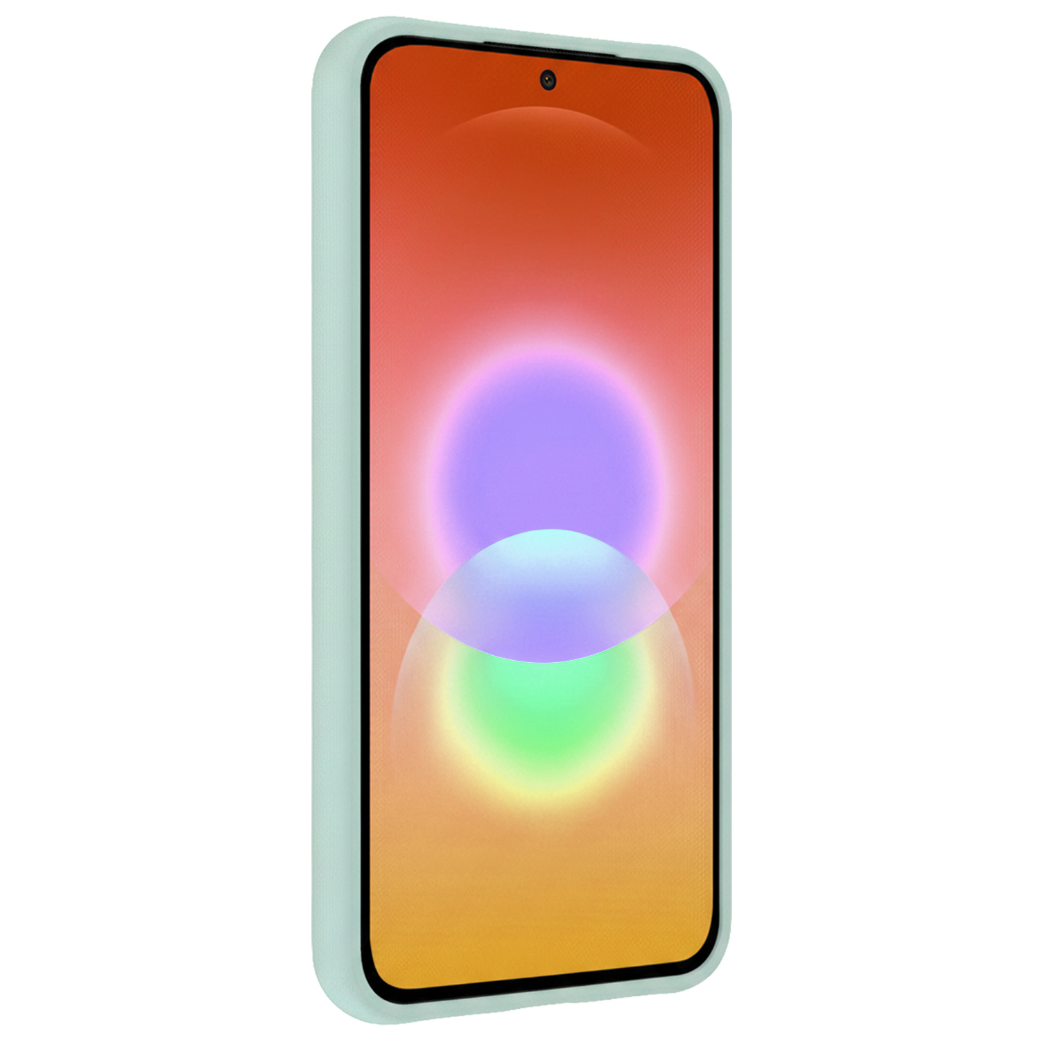NoXx NoXx Samsung Galaxy A27 Hoesje Siliconen Met 2x Screenprotector - Lichtblauw