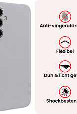 NoXx NoXx Samsung Galaxy A27 Hoesje Siliconen Met 2x Screenprotector - Lila
