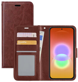 NoXx NoXx Samsung Galaxy A27 Hoesje Bookcase - Bruin