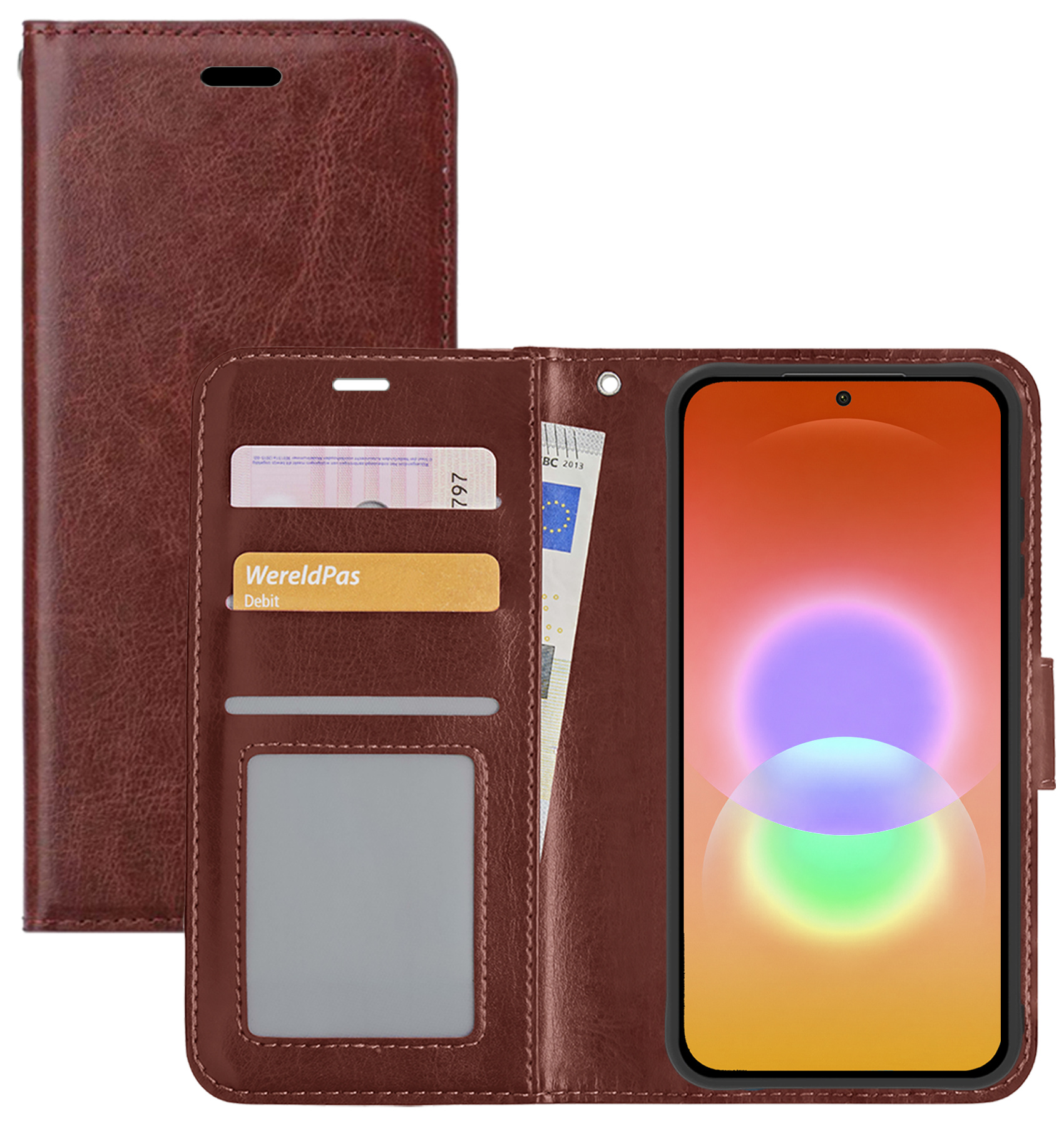 NoXx NoXx Samsung Galaxy A27 Hoesje Bookcase - Bruin