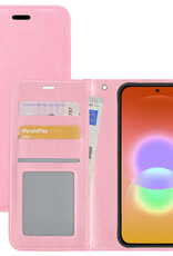 NoXx NoXx Samsung Galaxy A27 Hoesje Bookcase - Lichtroze