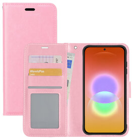 NoXx NoXx Samsung Galaxy A27 Hoesje Bookcase - Lichtroze