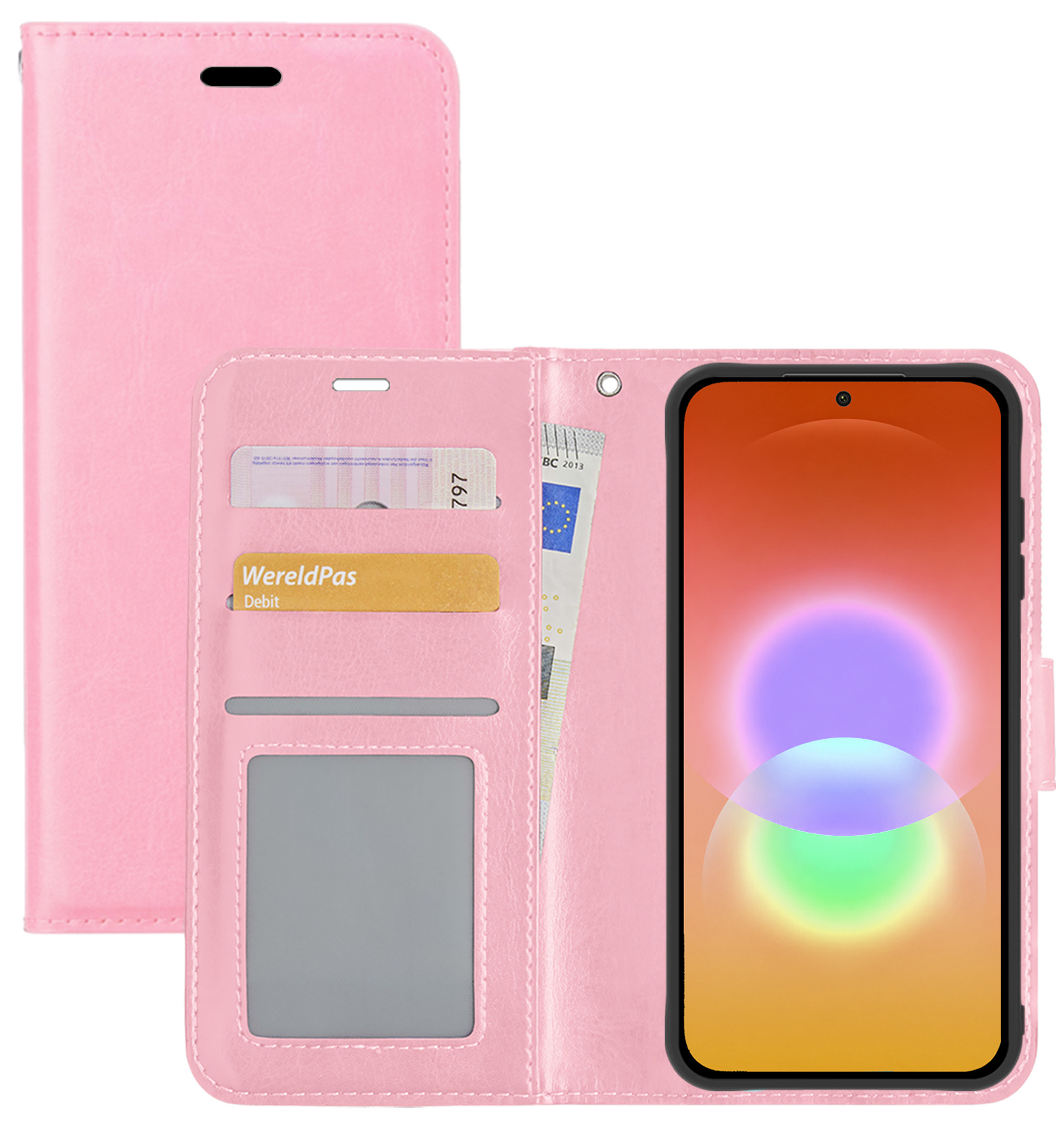 NoXx NoXx Samsung Galaxy A27 Hoesje Bookcase - Lichtroze