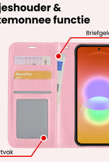 NoXx NoXx Samsung Galaxy A27 Hoesje Bookcase - Lichtroze