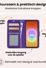 NoXx NoXx Samsung Galaxy A27 Hoesje Bookcase - Paars