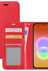 NoXx NoXx Samsung Galaxy A27 Hoesje Bookcase - Rood