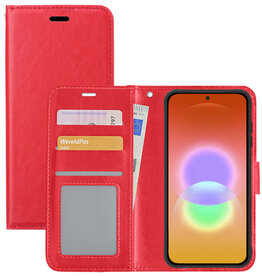 NoXx NoXx Samsung Galaxy A27 Hoesje Bookcase - Rood