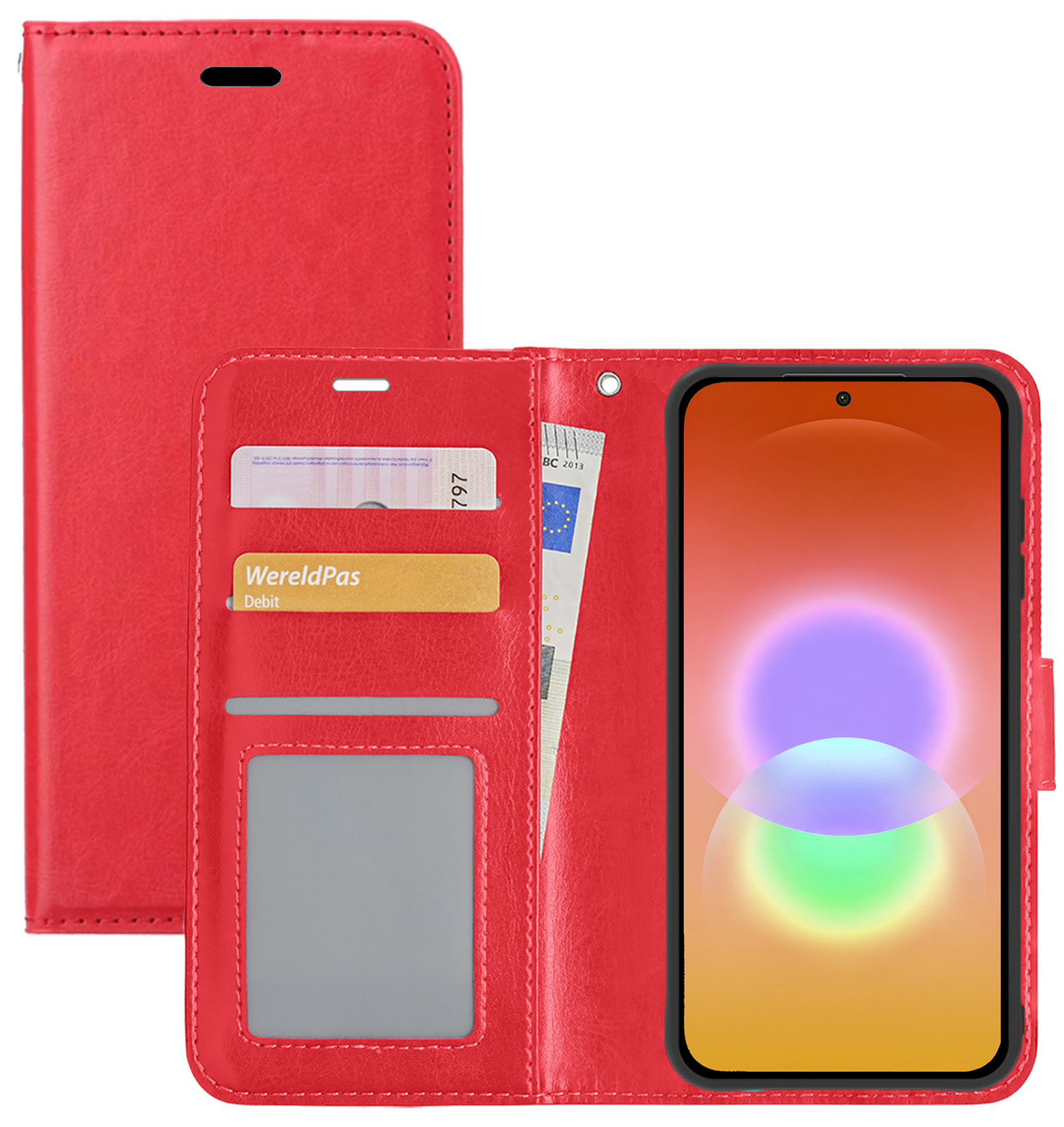 NoXx NoXx Samsung Galaxy A27 Hoesje Bookcase - Rood