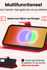 NoXx NoXx Samsung Galaxy A27 Hoesje Bookcase - Rood