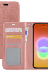 NoXx NoXx Samsung Galaxy A27 Hoesje Bookcase - Rose Goud